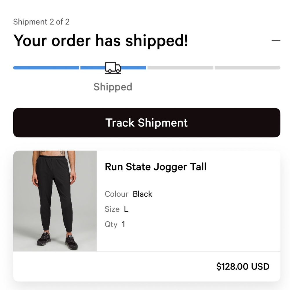 Black Jogger Tall Pants